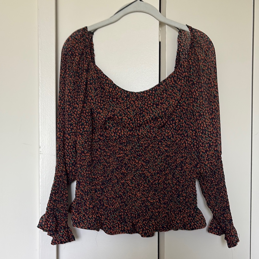 Code x Mode Floral Print Women's Top